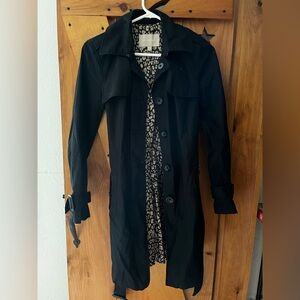 Banana Republic Black Trench Coat
